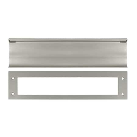 Patioplus Heavy Duty Mail Slot, Satin Nickel - Solid PA2667154